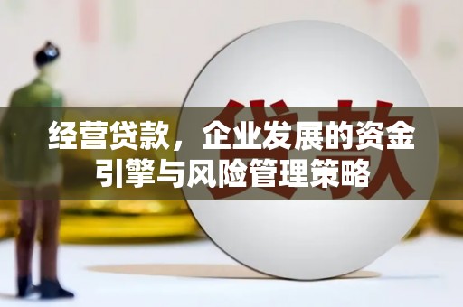 邛崃经营贷款，企业发展的资金引擎与风险管理策略