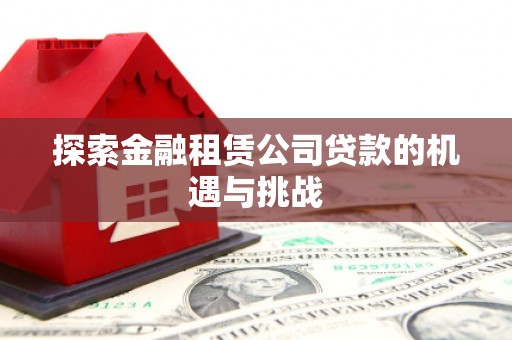 邛崃探索金融租赁公司贷款的机遇与挑战