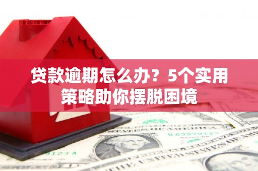 邛崃贷款逾期怎么办？5个实用策略助你摆脱困境