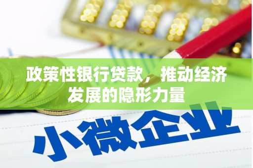 邛崃政策性银行贷款，推动经济发展的隐形力量