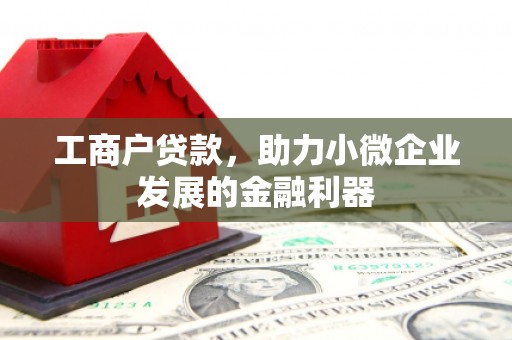邛崃工商户贷款，助力小微企业发展的金融利器