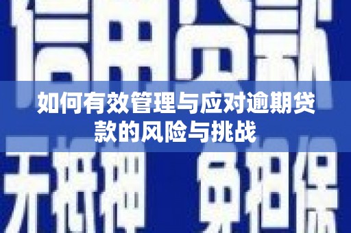邛崃如何有效管理与应对逾期贷款的风险与挑战