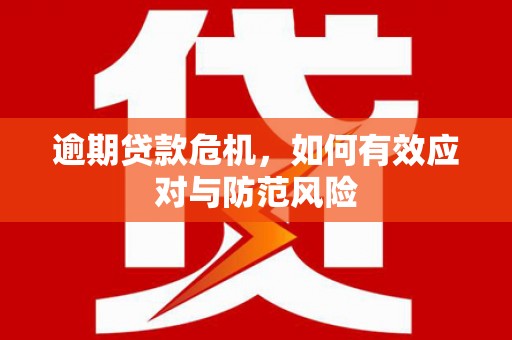 邛崃逾期贷款危机，如何有效应对与防范风险