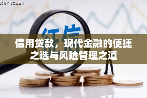 邛崃信用贷款，现代金融的便捷之选与风险管理之道