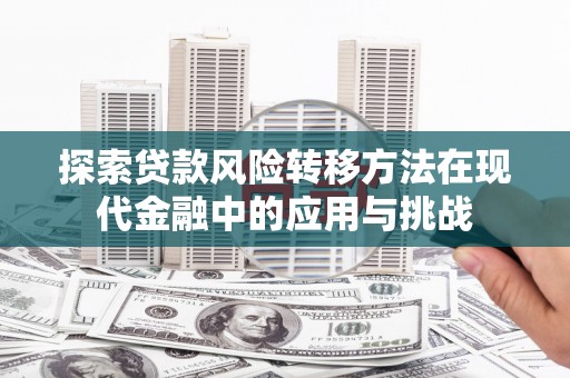 邛崃探索贷款风险转移方法在现代金融中的应用与挑战