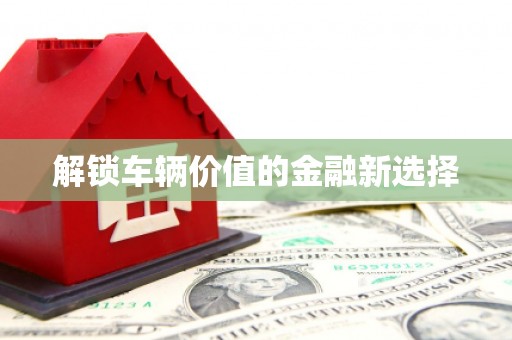 邛崃解锁车辆价值的金融新选择