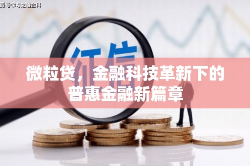 邛崃微粒贷，金融科技革新下的普惠金融新篇章
