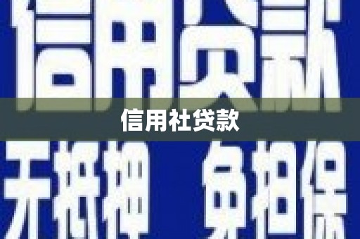 邛崃信用社贷款