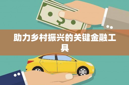 邛崃助力乡村振兴的关键金融工具