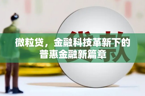 邛崃微粒贷，金融科技革新下的普惠金融新篇章