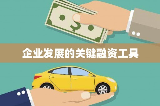 邛崃企业发展的关键融资工具