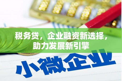 邛崃税务贷，企业融资新选择，助力发展新引擎