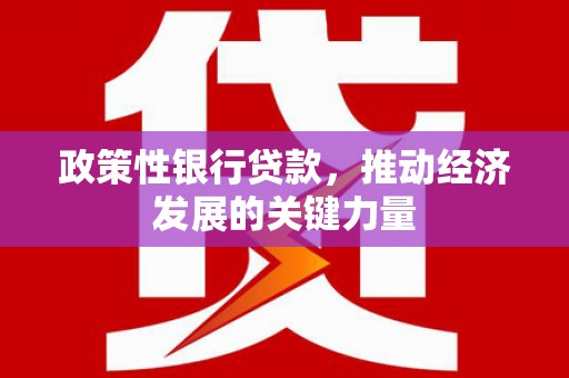 邛崃政策性银行贷款，推动经济发展的关键力量
