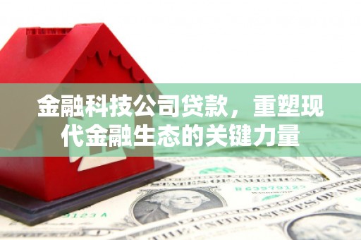 邛崃金融科技公司贷款，重塑现代金融生态的关键力量