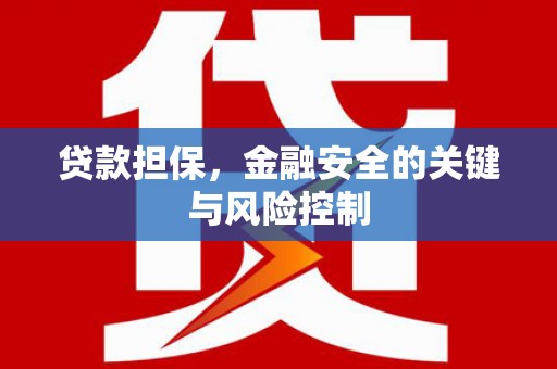 邛崃贷款担保，金融安全的关键与风险控制