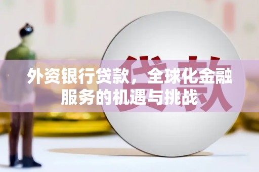 邛崃外资银行贷款，全球化金融服务的机遇与挑战