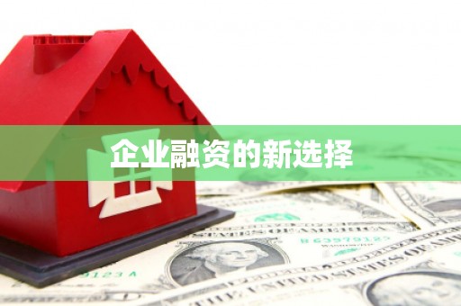 邛崃企业融资的新选择