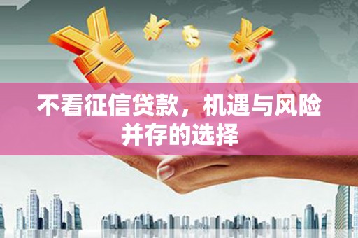 邛崃不看征信贷款，机遇与风险并存的选择