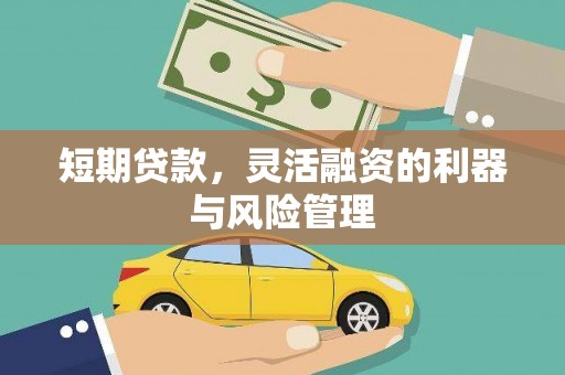 邛崃短期贷款，灵活融资的利器与风险管理