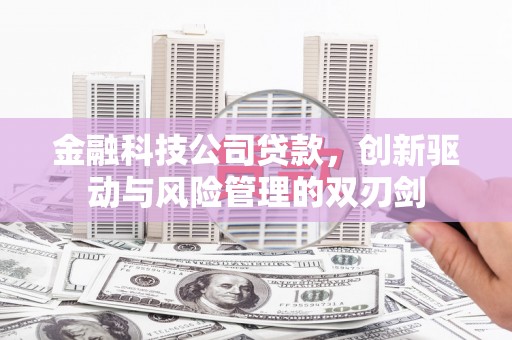 邛崃金融科技公司贷款，创新驱动与风险管理的双刃剑